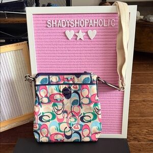 Coach Multicolor Patterned Crossbody Bag